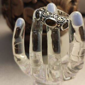 Sam Benham citrine 18k/SS ring